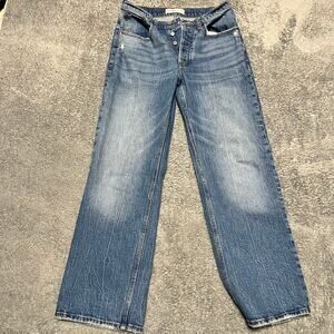 Abercrombie & Fitch Blue Straight Leg Jeans